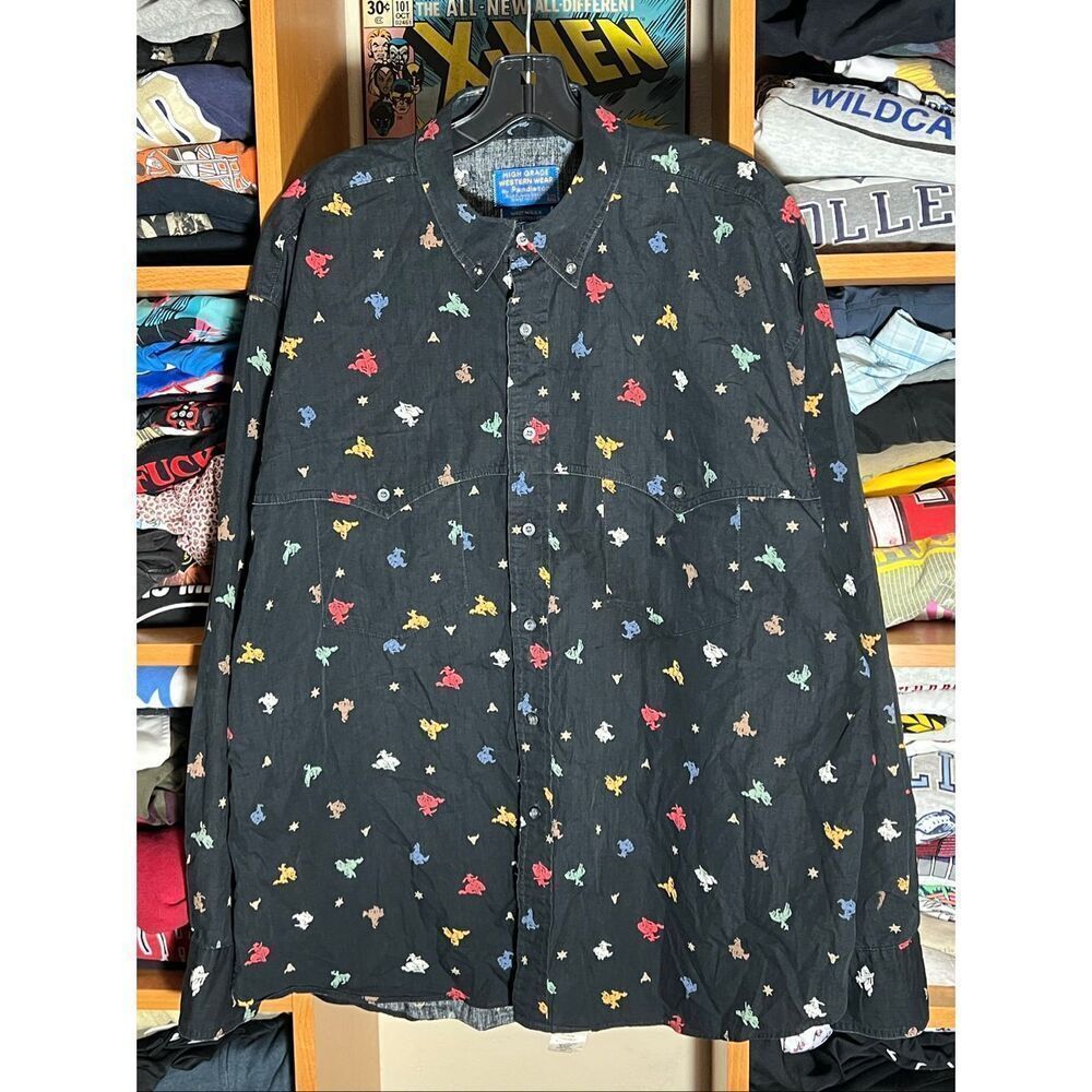 Vintage Pendleton High Grade Western Wear Cowboy AOP Button Shirt XL